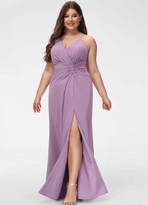 Robe Cérémonie Longue Volants Rose - gallery 9