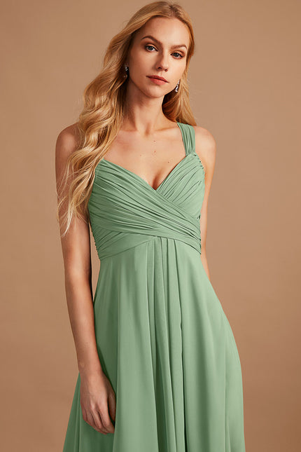 Robe Cérémonie Longue Volants Rose - gallery 6