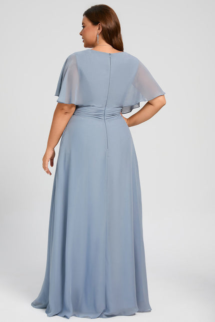 Robe Cérémonie Longue Volants Rose - gallery 9