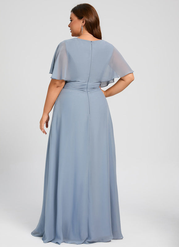 Robe Cérémonie Longue Volants Rose - gallery 9