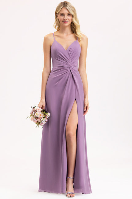 Robe Cérémonie Longue Volants Rose - gallery 5