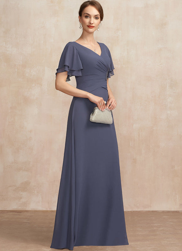 Robe Cérémonie Violette Fluide - gallery 3