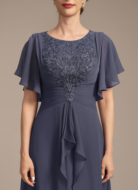 Robe Cérémonie Mousseline Sombre - gallery 6