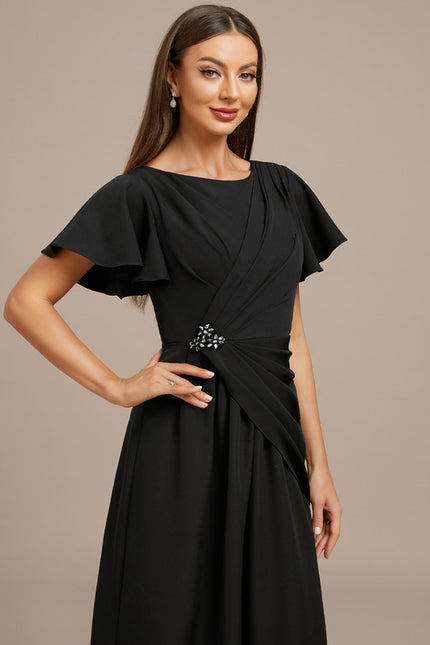 Robe Cérémonie Soirée Plissée - gallery 1