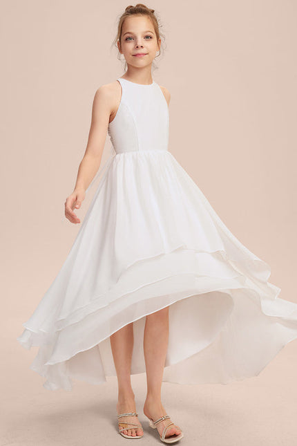Robe Cérémonie Mousseline Marine - gallery 2