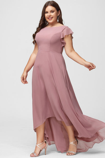 Robe Cérémonie Col Rond Volantée - gallery 6
