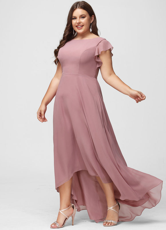 Robe Cérémonie Col Rond Volantée - gallery 6