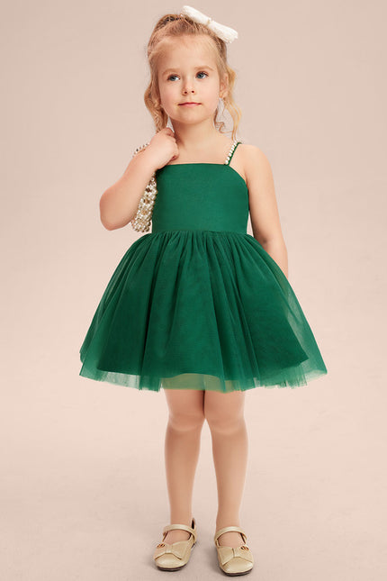 Robe Cérémonie Tulle Vert Émeraude - gallery 8