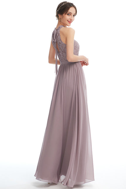 Robe Cérémonie Drapé Lavande - gallery 5