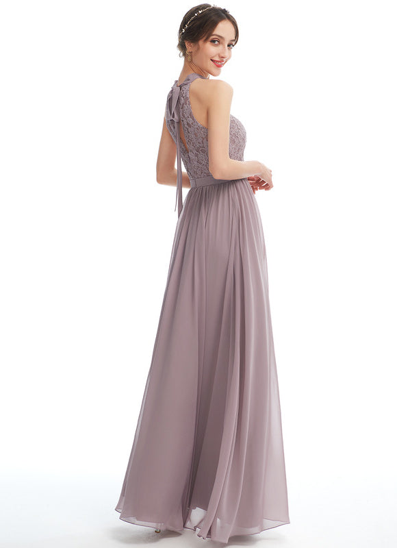 Robe Cérémonie Drapé Lavande - gallery 5