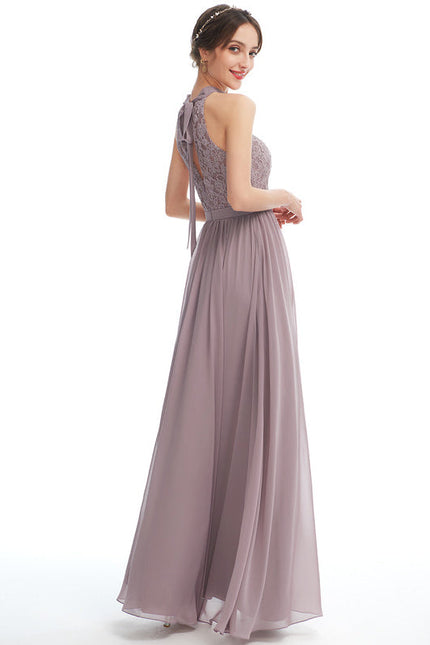Robe Cérémonie Drapé Lavande - gallery 5
