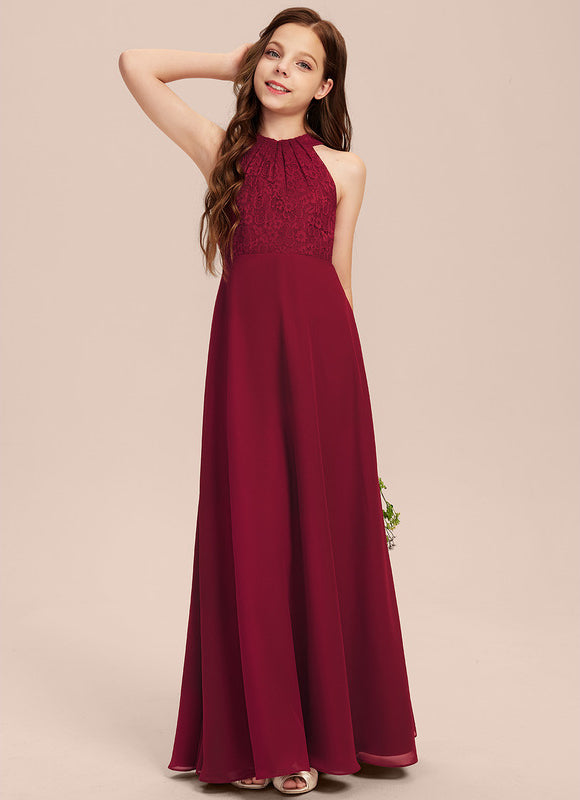 Robe Cérémonie Longue Rose Douce - gallery 1