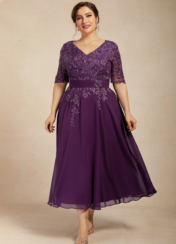 Robe Cérémonie Élegante Violet - gallery 7