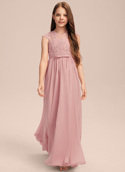 Robe Cérémonie Fleurie Rose