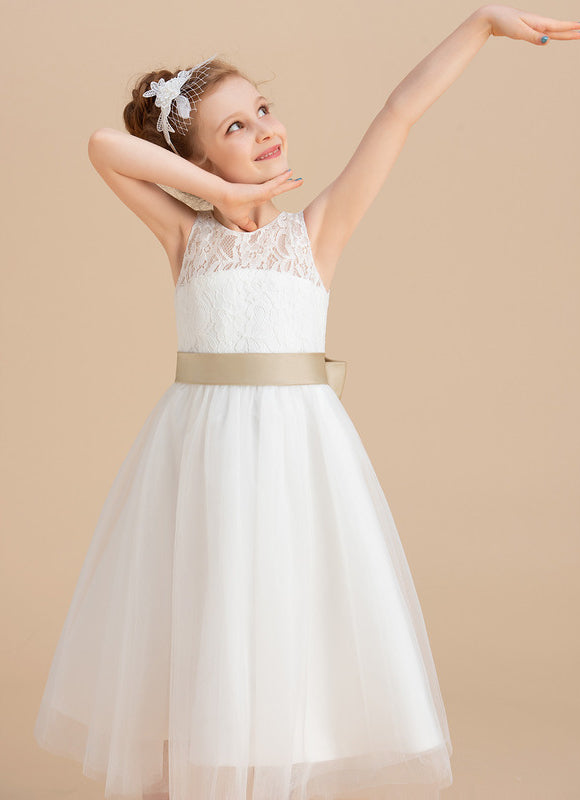 Robe Cérémonie Éclatante Blanche - gallery 2