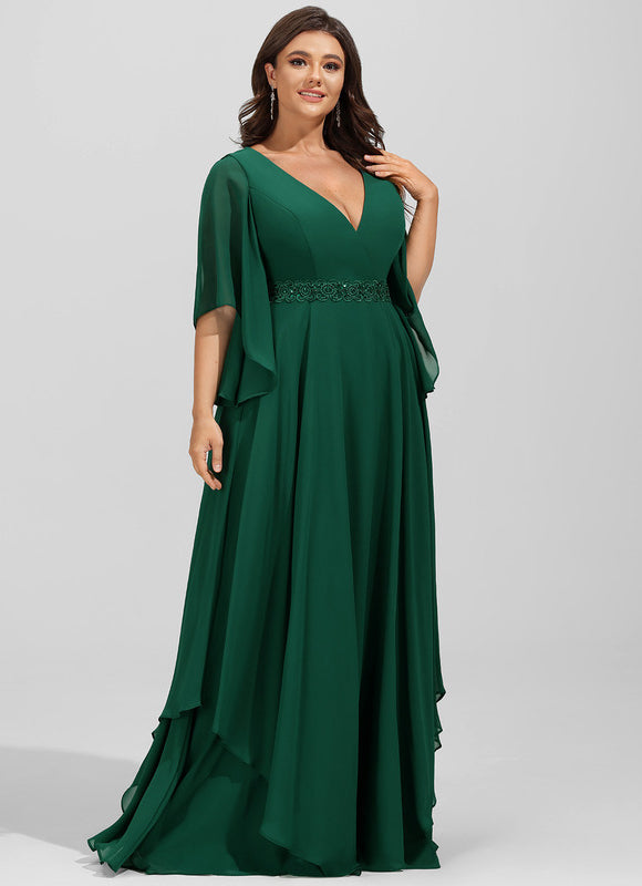 Robe Cérémonie Verte Fluide - gallery 9