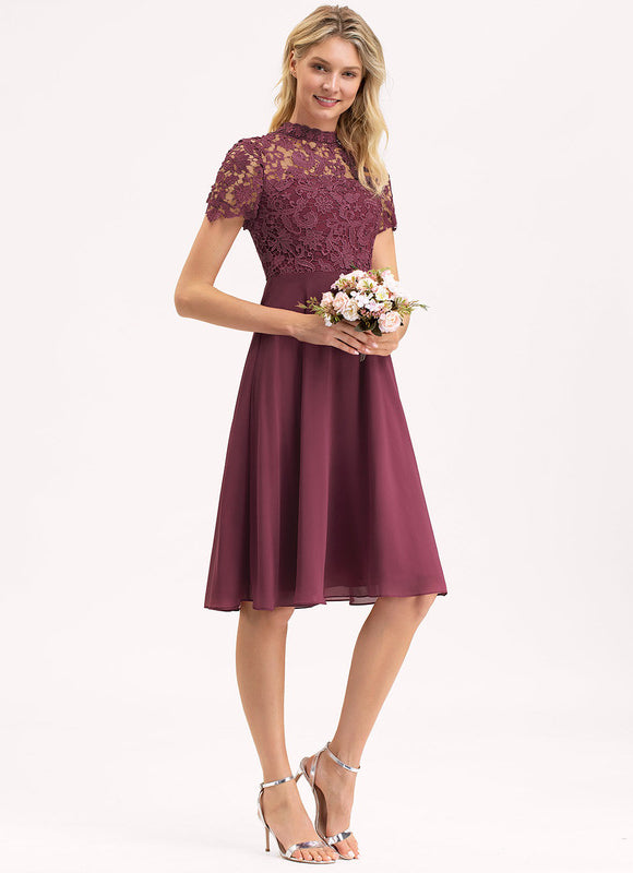 Robe Cérémonie Violet Élégant - gallery 1