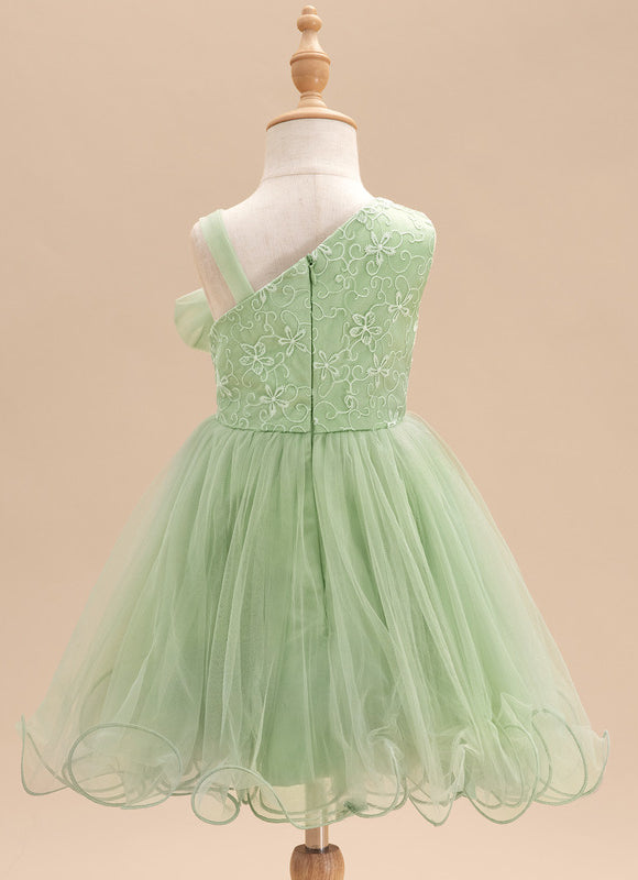 Robe Cérémonie Tulle Verte - gallery 4