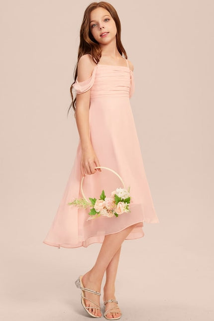 Robe Cérémonie Mousseline Vert Tendre - gallery 3