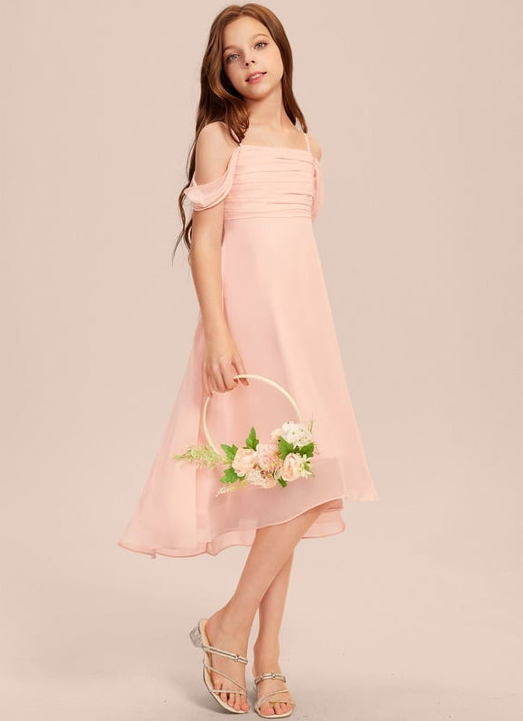 Robe Cérémonie Mousseline Vert Tendre - gallery 3