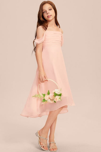 Robe Cérémonie Mousseline Vert Tendre - gallery 3