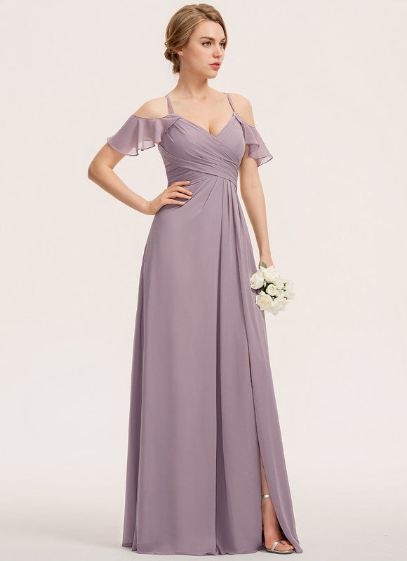 Robe Cérémonie Mousseline Épure - gallery 2