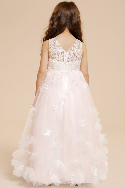 Robe Cérémonie Florale Perlée - gallery 5