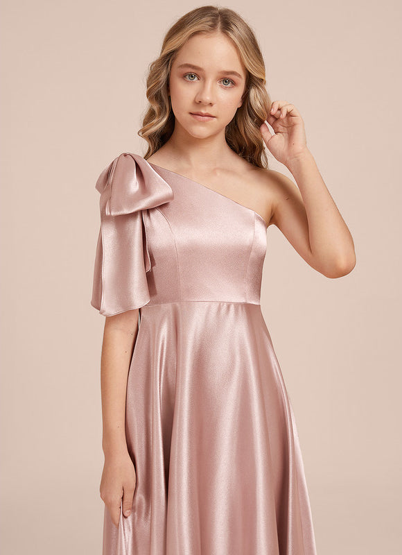 Robe Cérémonie Satin Rose Chic - gallery 2