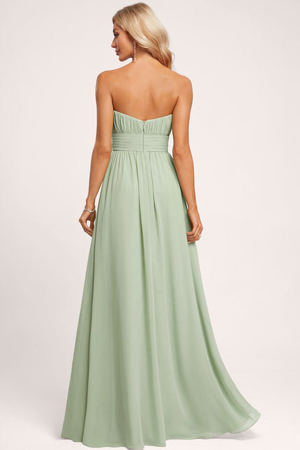 Robe Cérémonie Vert Menthe Fluide - gallery 6