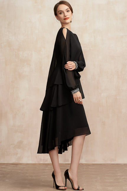 Robe Cérémonie Noire Aérienne - gallery 3