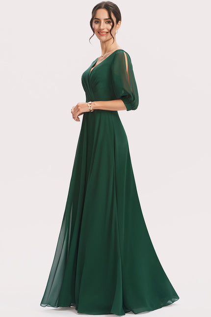 Robe Cérémonie Longue Volants Rose - gallery 2