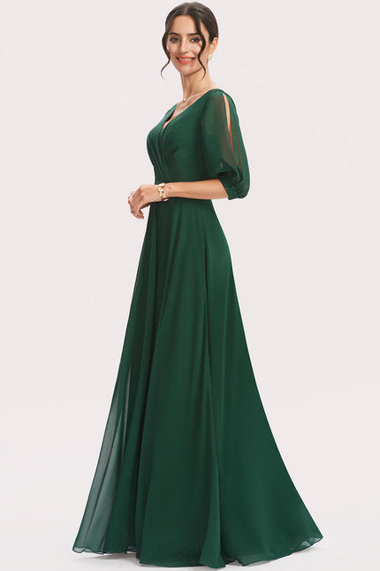 Robe Cérémonie Longue Volants Rose - gallery 2