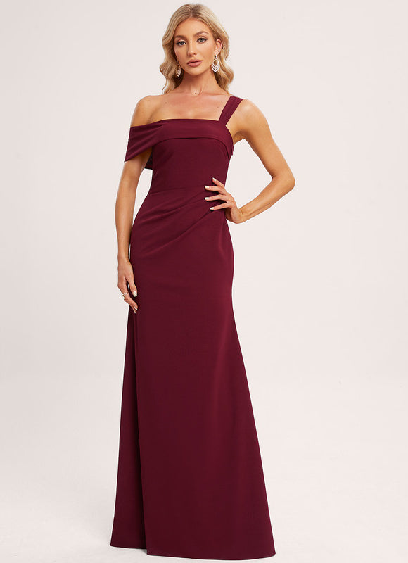 Robe Cérémonie Bordeaux Chic