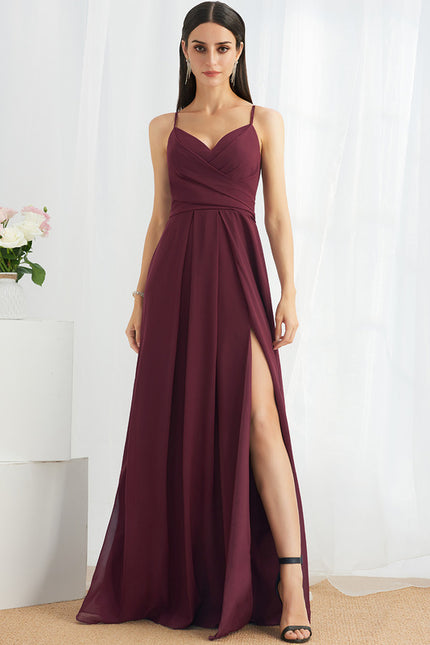 Robe Cérémonie Longue Volants Rose - gallery 1