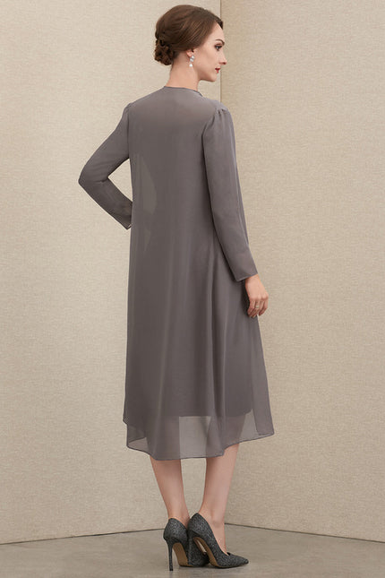 Robe Cérémonie Gala Chic Argenté - gallery 3