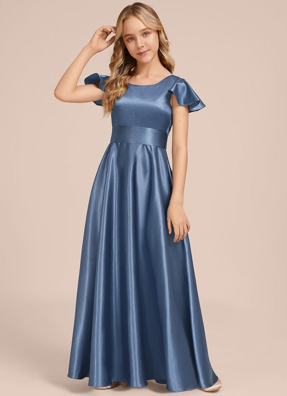 Robe Cérémonie Satin Fluide - gallery 2