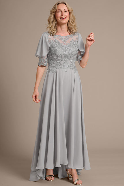 Robe Cérémonie Grise Délicate - gallery 6