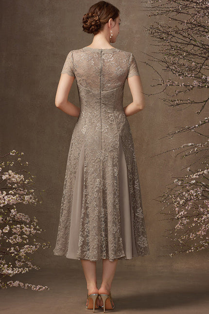 Robe Cérémonie Dentelle Marine - gallery 3