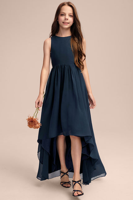 Robe Cérémonie Mousseline Marine