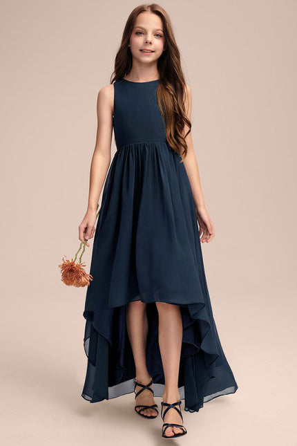 Robe Cérémonie Mousseline Marine