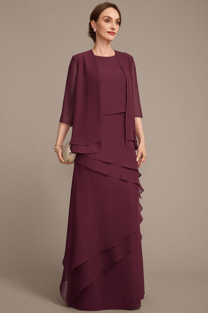 Robe Cérémonie Cascade Prune - gallery 3