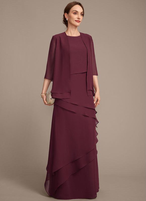 Robe Cérémonie Cascade Prune - gallery 3