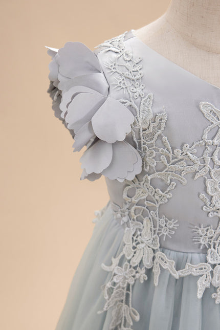 Robe Cérémonie Tulle Satinée - gallery 9