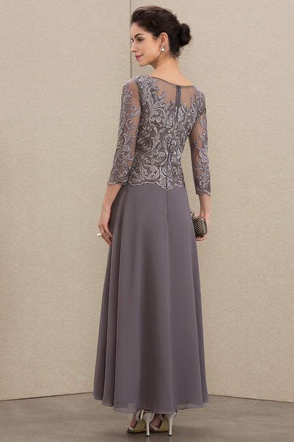 Robe Cérémonie Longue Élégante Bleu - gallery 4