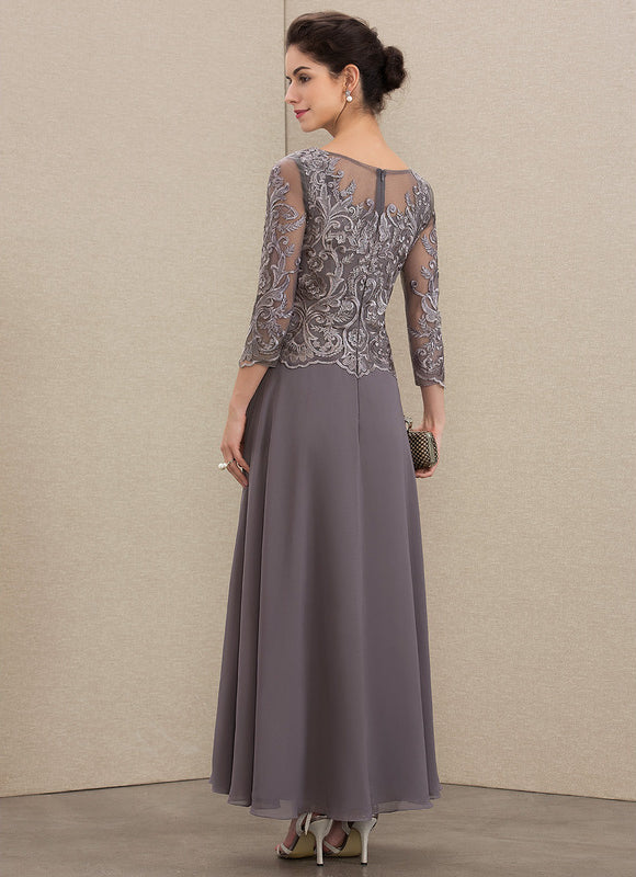 Robe Cérémonie Longue Élégante Bleu - gallery 4