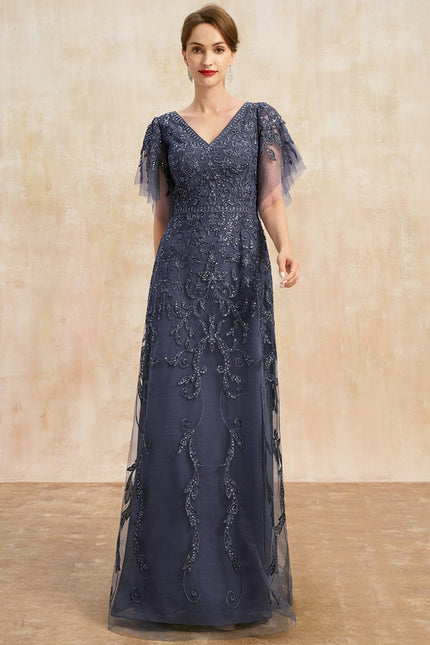 Robe Cérémonie Longue Tulle Ornée