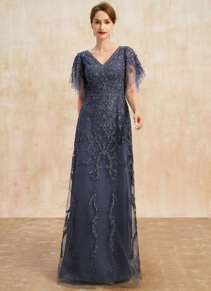 Robe Cérémonie Longue Tulle Ornée