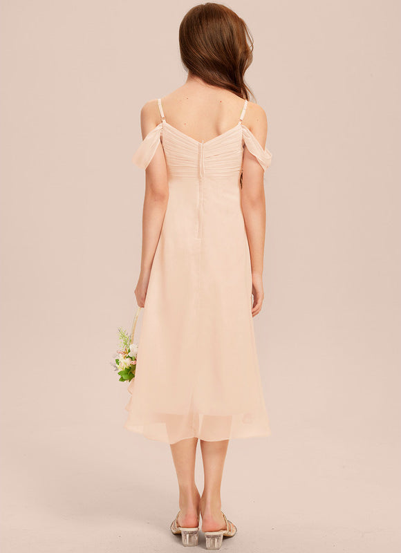 Robe Cérémonie Mousseline Vert Tendre - gallery 1