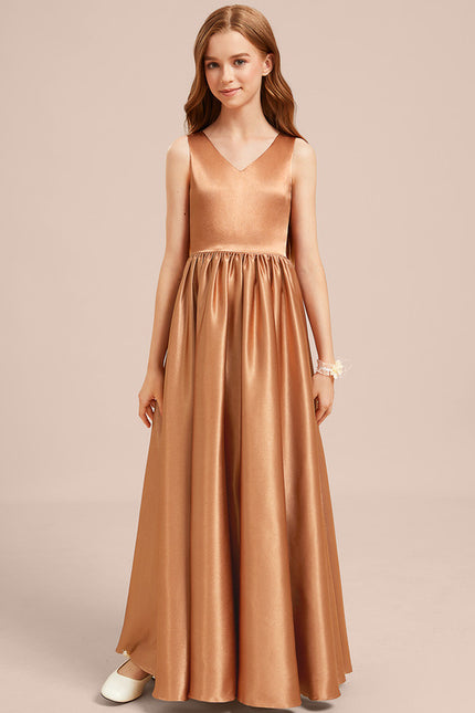 Robe Ceremonie Fille Beige - gallery 3