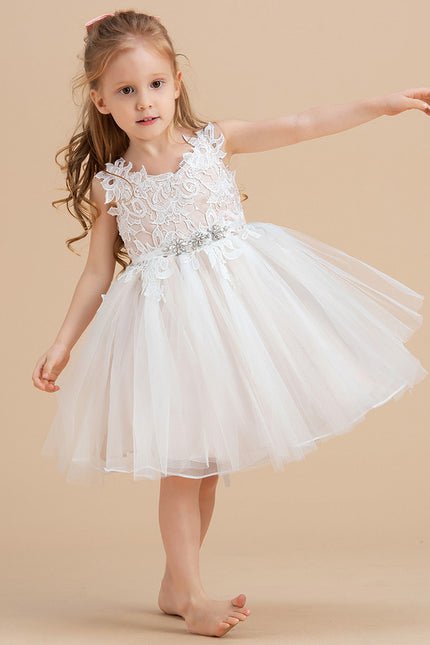 Robe Ceremonie Fille Broderie Anglaise